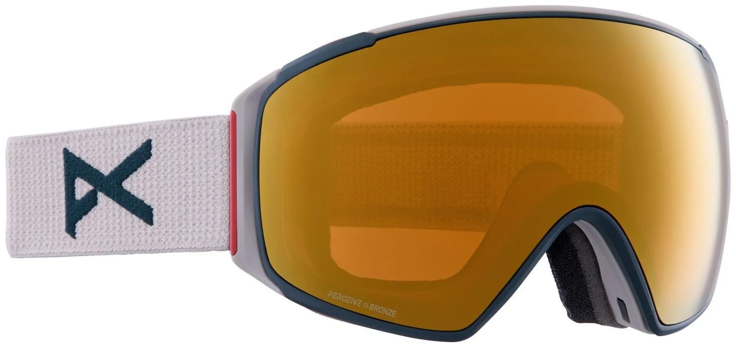 Anon M4S Toric Goggles + Bonus Lens + MFI Face Mask Warm Gray (Lens: Perceive Sunny Bronze) 4 Anon M4S Toric Goggles + Bonus Lens + MFI Face Mask Warm Gray (Lens: Perceive Sunny Bronze) – Image 2