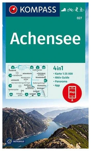 Kompass Carte Randonnée 027 Achensee 3 Kompass Carte Randonnée 027 Achensee