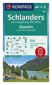 Kompass Carte Randonnée 069 Schlanders, Martelltal