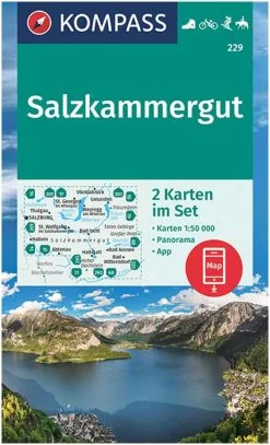 Kompass Carte Randonnée 229 Salzkammergut