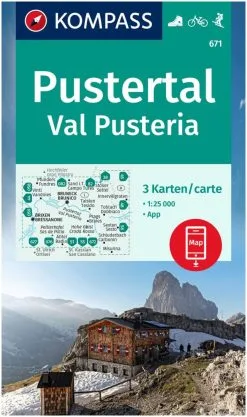Kompass Carte Randonnée 671 Pustertal / Val Pusteria