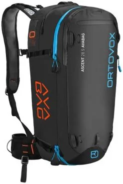 Ortovox Ascent 28 S Avabag + Inflating Unit -Masque De Ski ortovox ascent 28 s avabag incl unit black anthracite one size black anthracite 0
